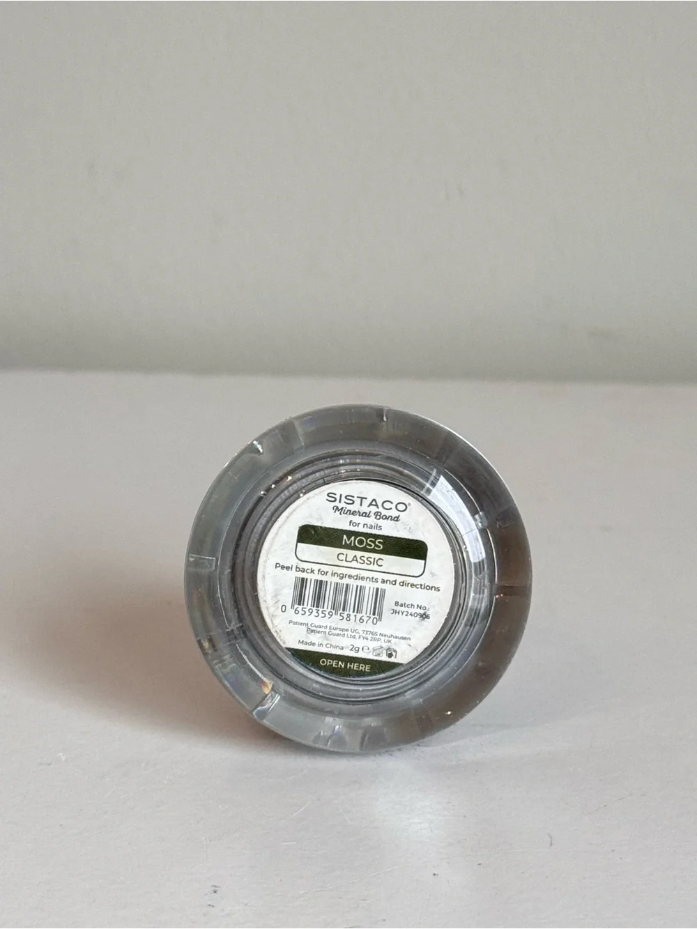 Sistaco Mineral Bond Classic Moss Nail Powder New Sealed